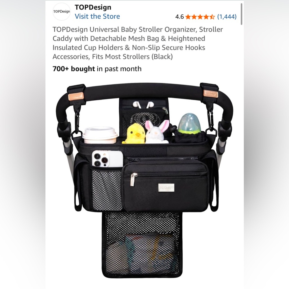 3 PACK STROLLER ACCESSORIES